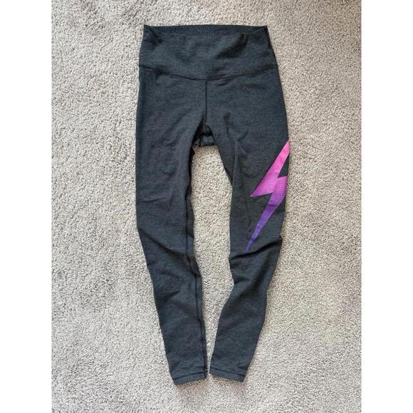 Aviator Nation Women’s Full-Length High Rise Bolt Fade Leggings Sz S - Picture 7 of 13